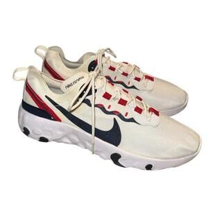 NIKE Renew Element 55 Red White Blue CK4081-101 Youth Size 6.5Y‎ Women Size 8